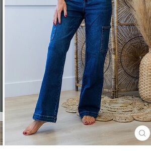 Judy Blue Cargo Blue Women's Jeans